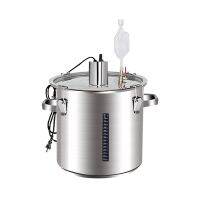 12-160L Moonshine Constant temperature fermentation barrel barrel stainless steel fermentation tank steaming