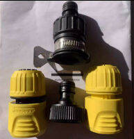 1PCS สำหรับ KARCHER สวนเครื่องซักผ้าความดัน Double Pass ก๊อกน้ำ Water ท่อ Universal Quick Coupling ชุดอุปกรณ์เสริม