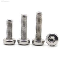 ✆ 5-50pcs M1.4 M1.6 M2 M2.5 M3 M4 M5 M6 M8 304 A2-70 stainless steel GB2672 Six-Lobe Torx Pan Head Screw Bolt Six Lobe Round