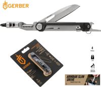 เครื่องมือเอนกประสงค์ ไขควง+มีด Gerber Armbar Slim Drive,Onyx Black 31-003838