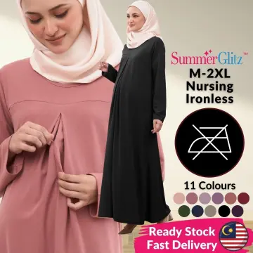 SummerGlitz Maternity & Nursing Cotton Long Sleeve T-Shirt / Baju