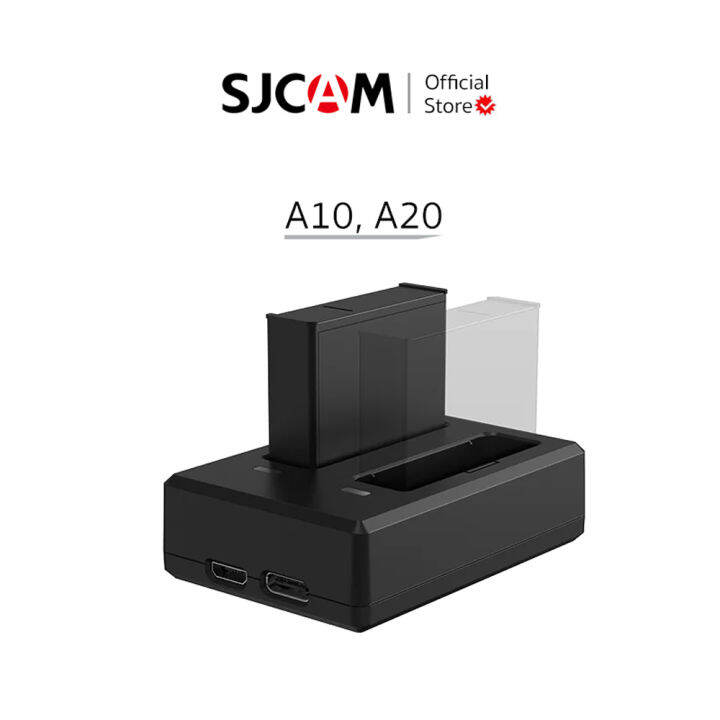 SJCAM A10 A20 Dual Charger แทนชารต แบตเตอรแบบค Lazada co th