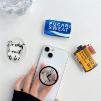 Korea Cute Graffiti Letters Phone Grip Tok Griptok Holder Ring For iPhone Clock Bracket Accessories Universal Phone Stand Holder Ring Grip