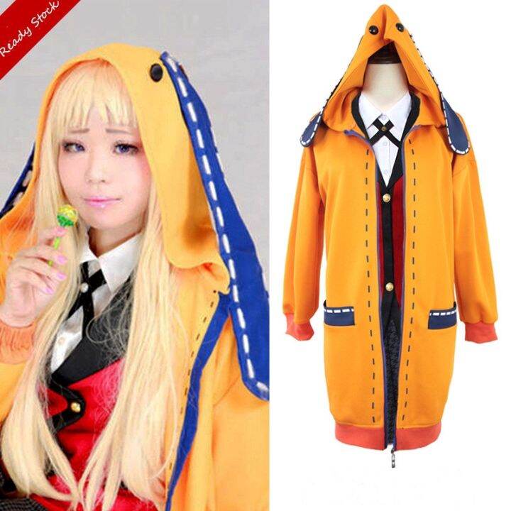 เครื่องแต่งกายคอสเพลย์-เสื้อกันหนาวมีหมวกลายอะนิเมะ-kakegurui