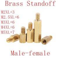 ◆✓♝ 5-50pcs Hex Male to Female M2 M2.5 M3 M4 M5 M6 brass standoff spacer Hexagonal Stud Spacer Hollow Pillars