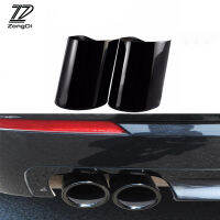 ZD Car Covers For BMW F30 320i 320 316i 328i F10 F18 520i 523i 525i 528i Stainless steel Car Exhaust Tip Tail Accessories