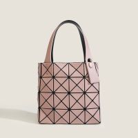 Issey Miyake Bag womens new small square box bag star with the same paragraph geometric rhombic womens bag one-shoulder handbag