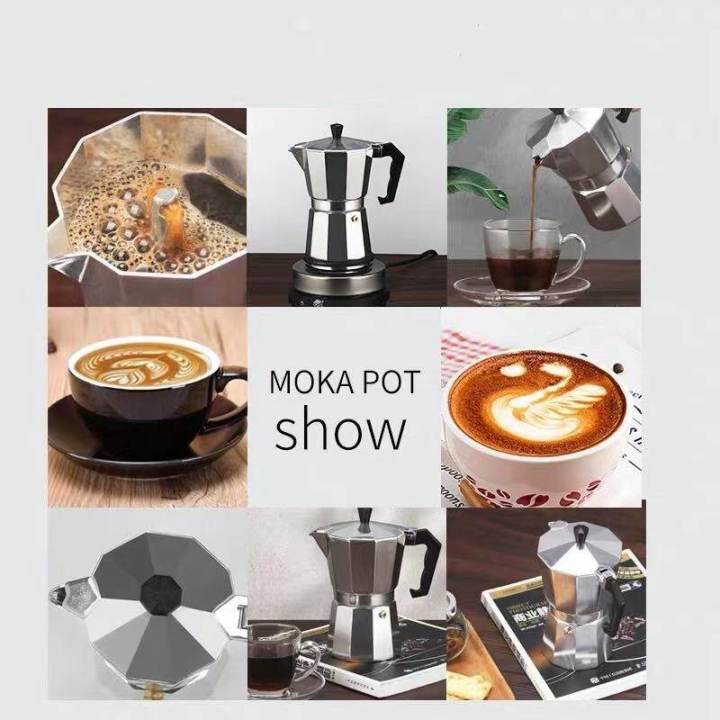 moka-pot-หม้อกาแฟ-หม้อต้มกาแฟสด-เครื่องชงกาแฟเอสเพรสโซ่-มอคค่า-กาต้มกาแฟสด-เครื่องชงกาแฟสด-เครื่องทำกาแฟ-แบบปิคนิคพกพา-coffee-pot