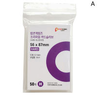 HONG 50pcs Korea Card Sleeves Clear Acid Free CPP Hard 3 Inch Photocard Holographic Protector Film Album Binder