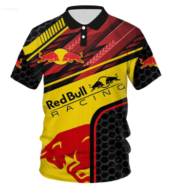 Red Summer Bull F1 Racing Red Bull 2023 new mens quick-drying short-sleeved Polo shirt 04（Contactthe seller, free customization）high-quality