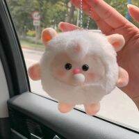 【Ready】? Handmade squeaking and spitting bubble lamb diy plush doll pendant key chain material package decompression pendant