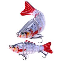 10cm 15.2g Wobblers Pike Fishing Lures Artificial Multi Jointed Sections Artificial Hard Bait Trolling Pike Carp Fishing Tools