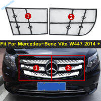 คัดกรองแมลงตาข่ายกระจังหน้าย่างปกป้องสุทธิปกตัดสำหรับ -Benz Vito W447 2014-2021รถอุปกรณ์ภายนอก