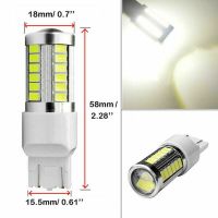 2 PCS T20 W21/5W 7443 33SMD LED Bulb For Car LED Signal Light 5630 Chips 12V White Auto Wedge Side Trunk Brake Lamps Ceiling Lights