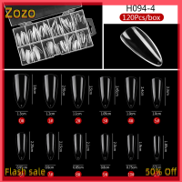 Zozo ✨Ready Stock✨ 120pcs POLY NAIL GEL เล็บคู่ส่วนขยายลายนิ้วมือ UV Builder NAIL Tips Tools