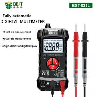 Digital Multimeter CATII 600V LCD Color Display DC AC Ammeter Voltage Capacitance Ohm Diode multimetro NCV Hz Live Wire Tester Electrical Trade Tools