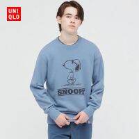 UNIQLO เสื้อแจ็คเก็ตแขนยาวพิมพ์ลาย Snoopy Series แฟชั่นสําหรับผู้ชาย 44211