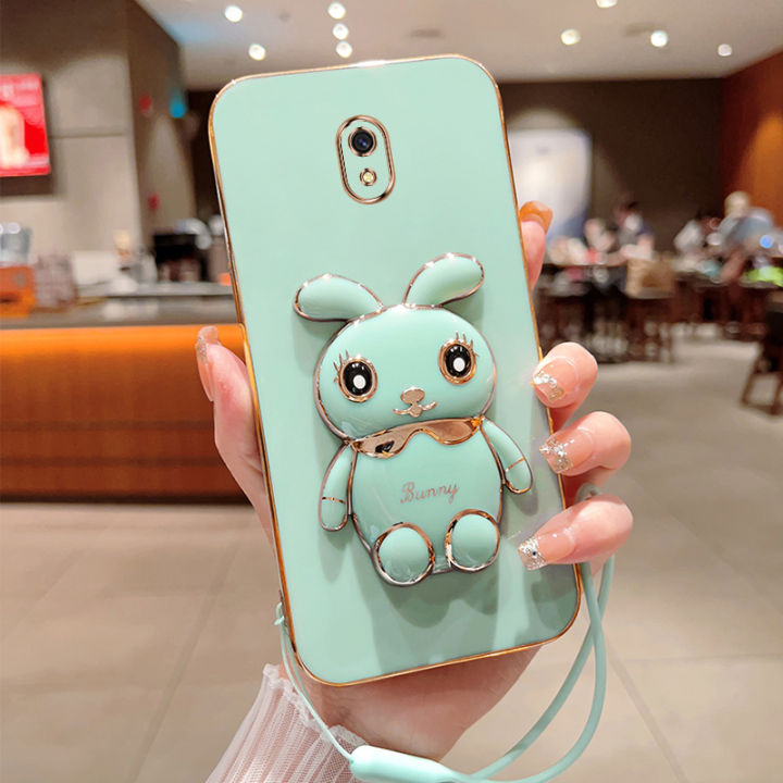 เคสนิ่มสำหรับ-xiaomi-redmi-เคส8a-เคส-redmi8a-การ์ตูนรูปกระต่ายกันกระแทกที่เคสโทรศัพท์โทรศัพท์ชุบด้วยซิลิโคน