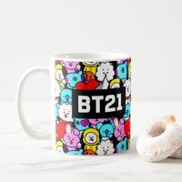 BT21 ถ้วยกาแฟเซรามิคน่ารัก 11oz