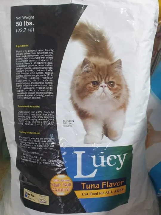 Lucy Dry Cat Food Tuna 1 kg. Repacked Lazada PH