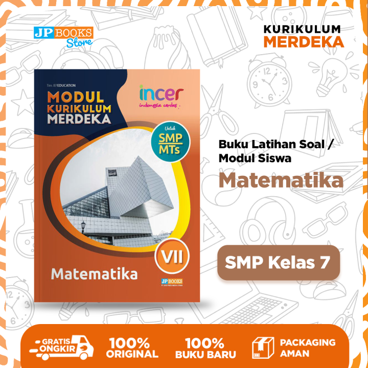 JP Books – Buku Siswa Sekolah Modul Latihan Soal INCER Matematika SMP ...