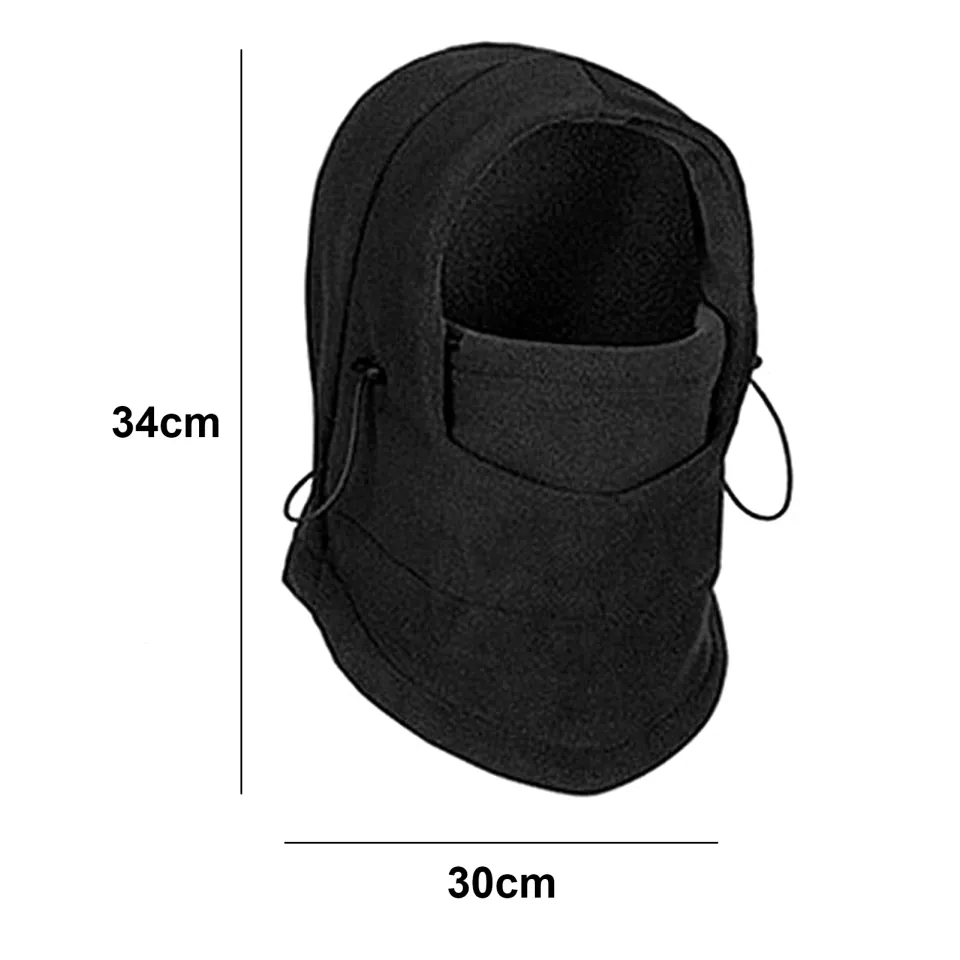 Generic Women Warm Plush Hats Mask And Ear Protection Riding Hat
