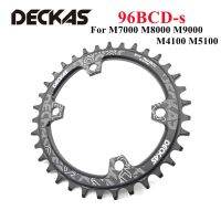 Deckas 96bcd รอบ Mountain จักรยาน Chainring BCD 96มม. 32343638T Crown แผ่นสำหรับ M7000 M8000 M4100 M5100จักรยาน Crank