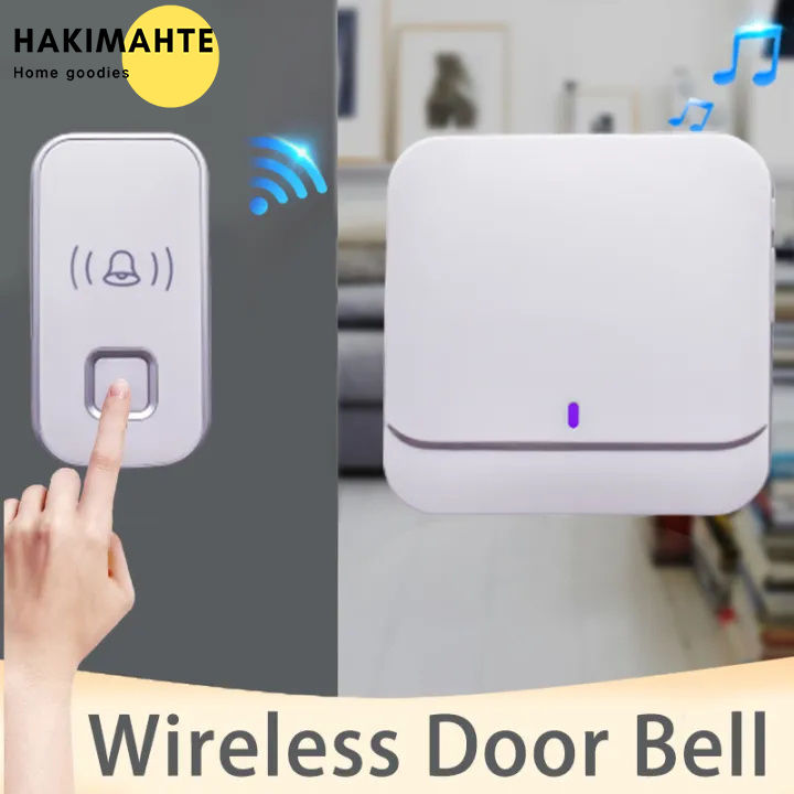 UK Malaysia Plug Wireless Doorbell Smart 300M Long Range Ring Home