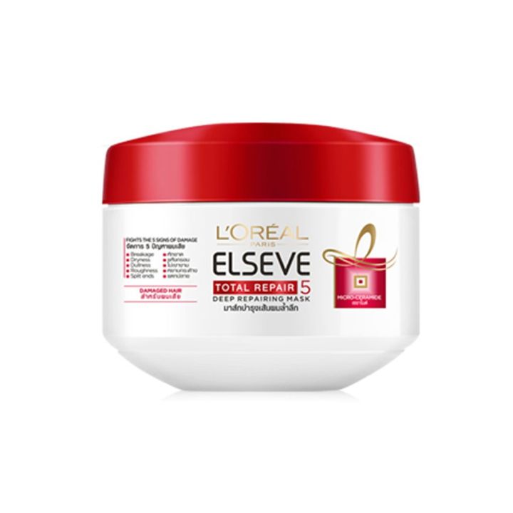 loreal-paris-elseve-total-repair-5-mask-200-ml-ลอรีอัล-มาสก์ผมเสียกลับมาสวยเกิน100-loreal