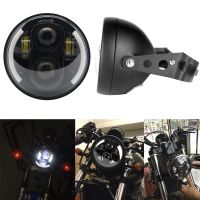 Universal 5 3/4 inch 5.75 Led Car Motorcycle Headlight H4 Phare Farol Moto Headlamp Head Light For indian scout Honda