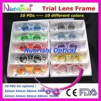 XD05 5pcs a lot Colorful Fixed PD Distance Optometry Trial Lens Frame Lowest Shipping Costs Fashion glasses