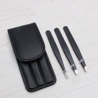 Professional 3 PCS /set Eyebrow Tweezers Set Stainless Steel Point Tip/Slant Tip/Flat Tip Hair Removal Makeup Tool For Eyebrow