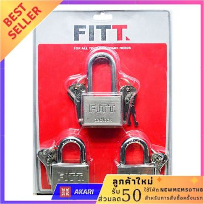 กุญแจ MK FITT 50 MM 3 ตัว/ชุด สีสเตนเลส ส่งเร็ว ส่งไว ได้ของชัวร์ โซ่กุญแจ door home key security system lock