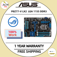 ใช้สำหรับ ASUS P8Z77-V LX2เดสก์ท็อปมาเธอร์บอร์ด LGA 1155 DDR3สำหรับ Intel Z77 P8Z77เมนบอร์ด SATA II PCI-E X16พีซีที่ใช้