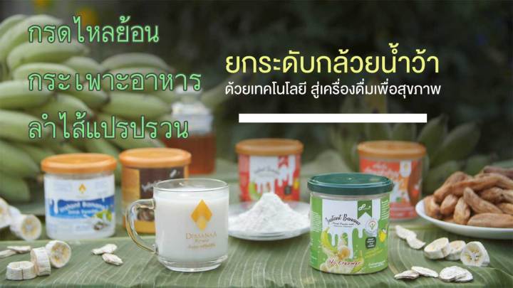 ผงกล้วยดิบ-organic-กล้วยดิบชนิดผง-ผงกล้วยดิบบด-ผงกล้วยน้ำว้าดิบ-ออแกนิค-รสถั่วเหลือง-1-กระปุก-250-g