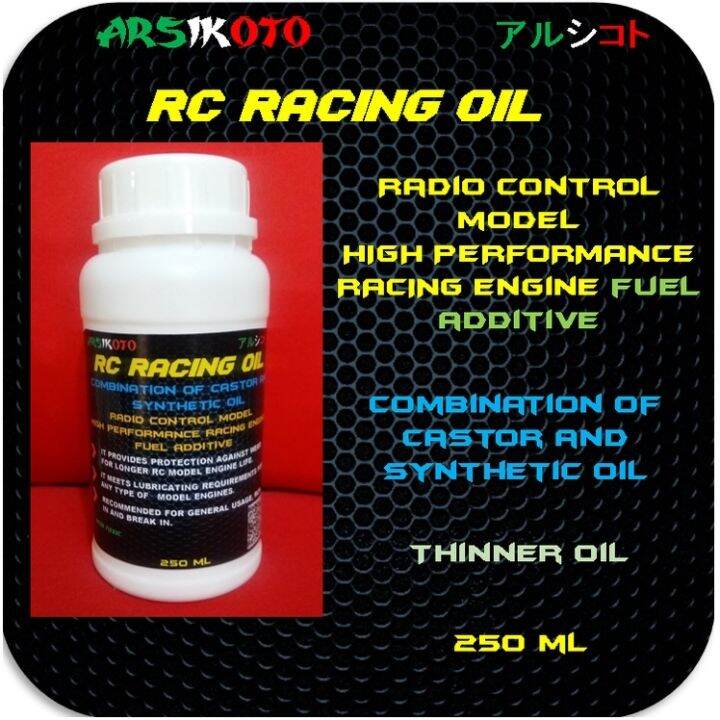 Racing Castor oil with Synthetic Blend RC Glow Engine High Performance