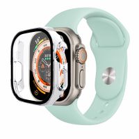 แก้ว + เคส + สายสำหรับสายคาด Apple Watch 45มม. 44มม. 49มม. 40มม. 41มม. 42มม. 45มม. สายนาฬิกา Correa Watch Series 6 Se 7 8สายรัดพิเศษ