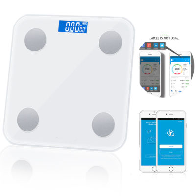 Precision Weight Scale Bathroom Smart BMI Can Be Connected To Mobile Phone With LED Bluetooth Balance Healthy Body Fat Analyzer