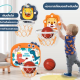 【Sabai_sabai】COD ห่วงบาส ห่วงบาสเก็ตบอลสำหรับเด็ก ภาพการ์ตูน เด็ก พร้อมลูกบาส เสริมพัฒนาการ Basketball Hoop