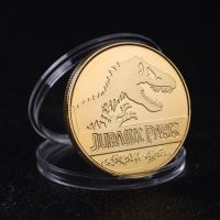【CC】✇✉  REPLICA Commemorative Coins Medallion Badges Jurassic Park Dinosaurs