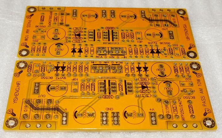 :{”》: บอร์ด PCB เครื่องขยายเสียง10W ผ่านคลาสเดียว1คู่พร้อมอินพุต XLR ที่สมดุล