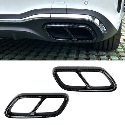 AMG Car Tail Throat Exhaust Pipe Muffler Tip Cover for Mercedes Benz C-Class W206 C200 C260 C300 2022+ Silver