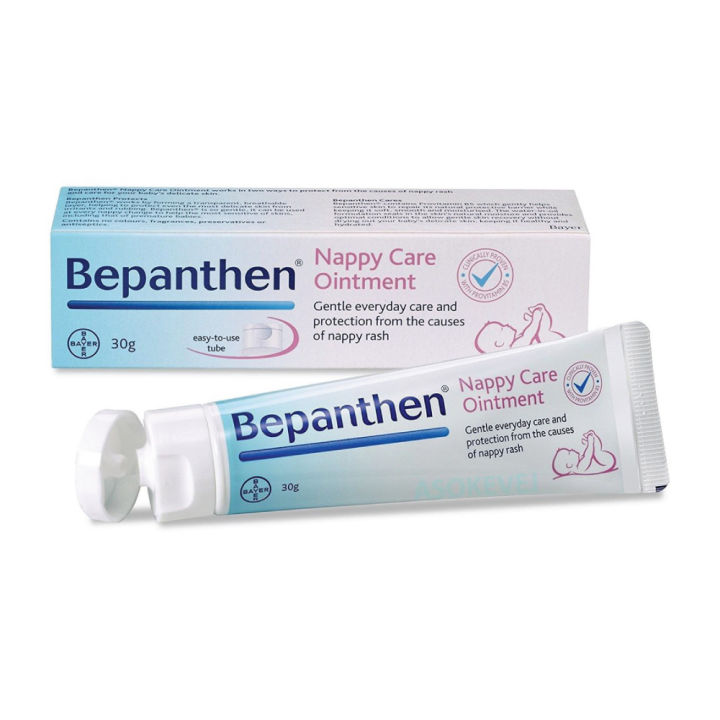Bepanthen Ointment - บีแพนเธน ออยเมนท์ ปกป้องและบำรุงผิวใต้ผ้าอ้อม ขนาด 30g (M)