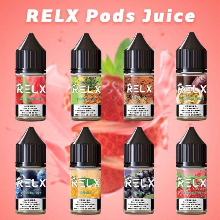 PUFFS Menthol Tobacco RELX juice 30ml 10 Flavor Juice 35MG 4 Nic