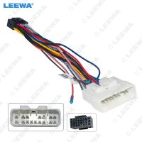 LEEWA Car 16pin Audio Wiring Harness For Suzuki ISUZU D-MAX 16Pin Aftermarket Stereo Installation Wire Adapter CA6885