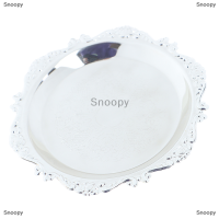 Snoopy ถาดเหล็กแผ่นเคลือบมันบุฟเฟ่ต์ผลไม้เค้กปาร์ตี้อุปกรณ์เก็บขนมจาน