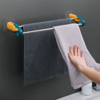 Bathroom Towel Storage Rack Toilet Perforated Towel Towel Storage Rack Wall-Mounted Bathroom Hook Kitchen Wipes Hanging Gadgets