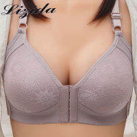 Lizida Trend Plus ขนาด36-44BCD ถ้วยสุภาพสตรี Comfort Soft Bra เปิดด้านหน้า Bra Breathable ชุดชั้นใน Women