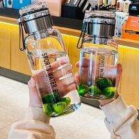 High-end high borosilicate large-capacity glass water cup mens high-temperature-resistant kettle high-value tea water separation tea cup portable Export from Japan