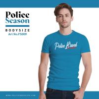 Police Bodysize  เสื้อยืดคอกลม รุ่น Season ทรง Slim fit พอดีตัว ใส่ได้ทั้งผุ้ชาย/ผู้หญิง (FS009)